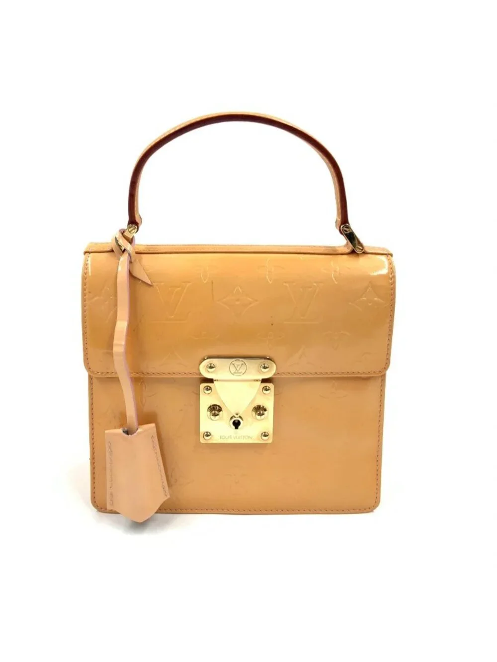 Louis Vuitton Monogram Vernis Spring Street Tote Yellow Delivery As